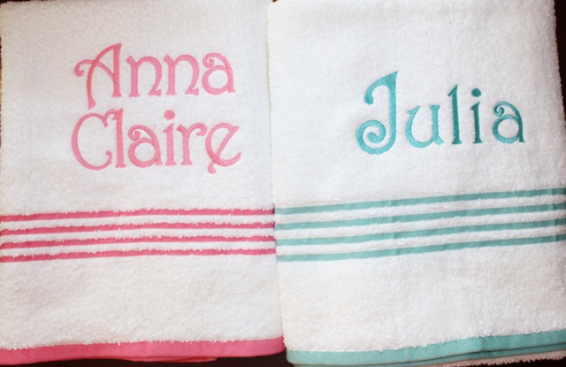 Pottery barn sales monogrammed towels