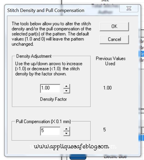 long thread density