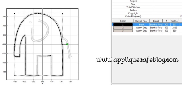 long thread marking